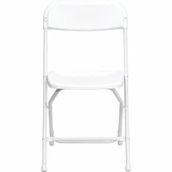 Flash Furniture HERCULES™ Plastic Armless Folding Chair, Premium White, 52/Pack -Stackable Folding Chairs Sales unnamed file 527