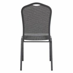 National Public Seating NPS 9300 Series Deluxe Fabric Upholstered Stack Chair, Natural Graystone/Black Sandtex, 40 Pack (9362-BT/40) -Stackable Folding Chairs Sales unnamed file 547