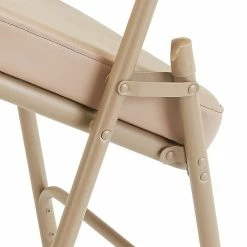 National Public Seating NPS 3200 Series 2" Fabric Padded Folding Chairs, Beige/Beige, 52 Pack (3201/52) -Stackable Folding Chairs Sales unnamed file 578