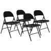 National Public Seating 50 Series Standard All-Steel Folding Chairs, Black/Black, 4 Pack (510/4) -Stackable Folding Chairs Sales unnamed file 61
