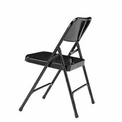 National Public Seating 300 Series Premium All-Steel Folding Chairs, Black/Black, 100 Pack (210/100) -Stackable Folding Chairs Sales unnamed file 613