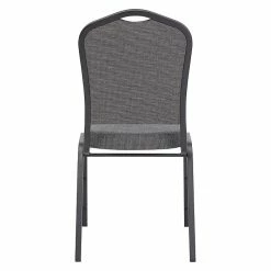 National Public Seating NPS 9300 Series Deluxe Fabric Upholstered Stack Chair, Natural Graystone/Black Sandtex, 4 Pack (9362-BT/4) -Stackable Folding Chairs Sales unnamed file 641
