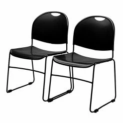 National Public Seating NPS Commercialine 850 Series Ultra Compact Stack Chair, Black, 12 Pack (850-CL/12) -Stackable Folding Chairs Sales unnamed file 645