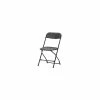 ZOWN Premium Commercial Resin Banquet Folding Chair, Black, 8/Pk (60540BLK8E)