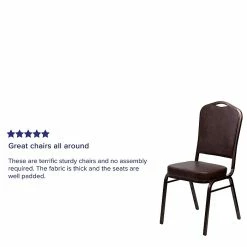 Flash Furniture HERCULES 4/Pack Banquet Chairs W/Copper Vein Frame (4FDC01CPRBRNVY) -Stackable Folding Chairs Sales unnamed file 667