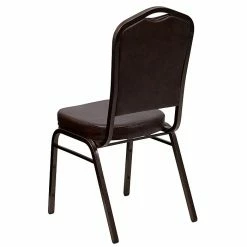 Flash Furniture HERCULES 4/Pack Banquet Chairs W/Copper Vein Frame (4FDC01CPRBRNVY) -Stackable Folding Chairs Sales unnamed file 670