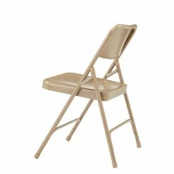 National Public Seating 200 Series Premium All-Steel Folding Chairs, Beige/Beige, 100 Pack (201/100) -Stackable Folding Chairs Sales unnamed file 685