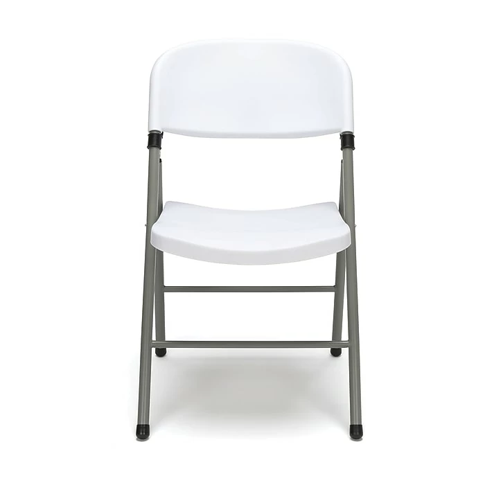 Essentials By OFM 4-Pack Plastic Folding Chair, White (ESS-5000-WHT) 4 Essentials By OFM 4-Pack Plastic Folding Chair, White (ESS-5000-WHT) - Image 2