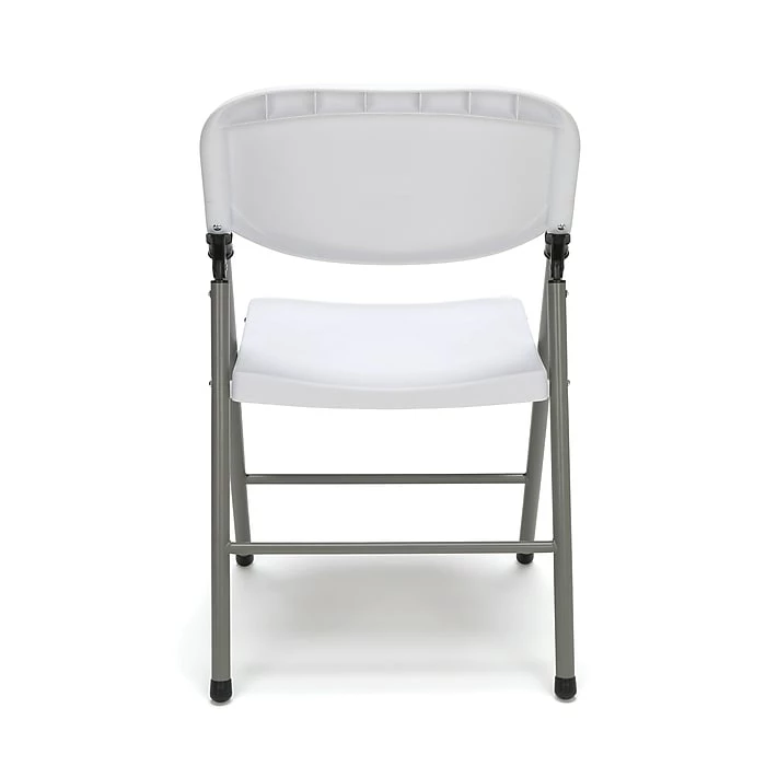 Essentials By OFM 4-Pack Plastic Folding Chair, White (ESS-5000-WHT) 5 Essentials By OFM 4-Pack Plastic Folding Chair, White (ESS-5000-WHT) - Image 3