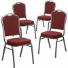 Flash Furniture HERCULES 4/Pack Banquet Chairs W/Fabric Seat Silver Vein Frame (4NGC01HTS2201S) -Stackable Folding Chairs Sales unnamed file 697