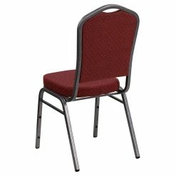 Flash Furniture HERCULES 4/Pack Banquet Chairs W/Fabric Seat Silver Vein Frame (4NGC01HTS2201S) -Stackable Folding Chairs Sales unnamed file 700