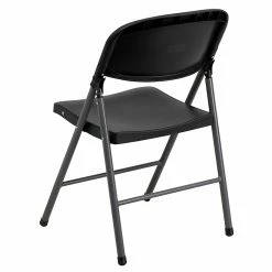 Flash Furniture HERCULES Series Plastic Folding Chair, Black/Charcoal, 2/Pack (2DADYCD50) -Stackable Folding Chairs Sales unnamed file 711