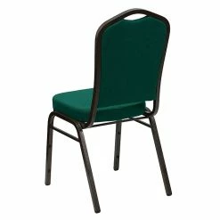 Flash Furniture HERCULES Banquet Chairs W/Green Fabric Seat & Gold Vein Frame, 10/Pack -Stackable Folding Chairs Sales unnamed file 715