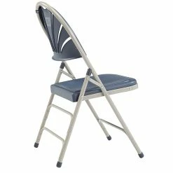 National Public Seating NPS 1100 Series Deluxe Fan Back With Triple Brace Double Hinge Folding Chair, Dark Blue, 4 (1115/4) 13 National Public Seating NPS 1100 Series Deluxe Fan Back With Triple Brace Double Hinge Folding Chair, Dark Blue, 4 (1115/4) -Stackable Folding Chairs Sales unnamed file 721