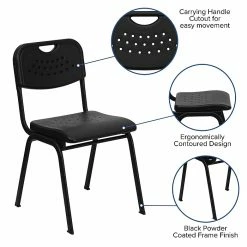 Flash Furniture HERCULES™ 880 Lbs. Plastic Powder Coated Frame Stack Chair, Black (RUTGK01BK) -Stackable Folding Chairs Sales unnamed file 785