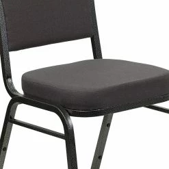 Flash Furniture HERCULES 4/Pack Banquet Chairs W/Fabric Seat Silver Vein Frame (4FDC01SVGY) -Stackable Folding Chairs Sales unnamed file 8