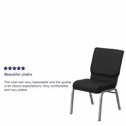Flash Furniture HERCULES™ Fabric Patterned Stacking Church Chair With 4 1/4"T Seat, Black (FCH185SVJP02) -Stackable Folding Chairs Sales unnamed file 802
