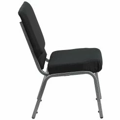 Flash Furniture HERCULES™ Fabric Patterned Stacking Church Chair With 4 1/4"T Seat, Black (FCH185SVJP02) -Stackable Folding Chairs Sales unnamed file 807