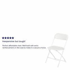 Flash Furniture HERCULES Plastic Office Chair, White, 10/Pack (LE-L-3-WHITE-GG) -Stackable Folding Chairs Sales unnamed file 861