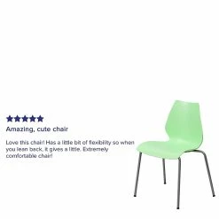 Flash Furniture Hercules Series Polypropylene Stackable Chair With Silver Frame, Green -Stackable Folding Chairs Sales unnamed file 870