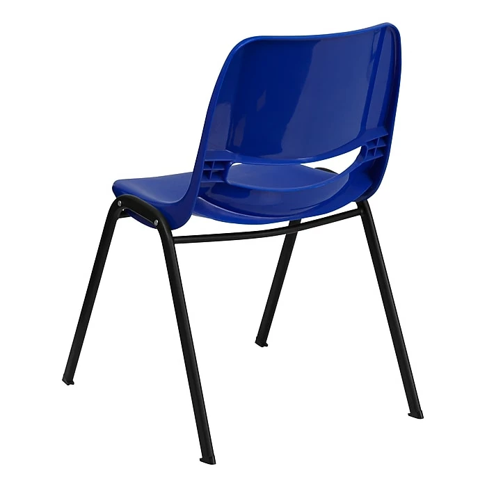 Flash Furniture HERCULES Plastic Shell Stack Chair, Blue (RUTEO1BLGG) 9 Flash Furniture HERCULES Plastic Shell Stack Chair, Blue (RUTEO1BLGG) - Image 7