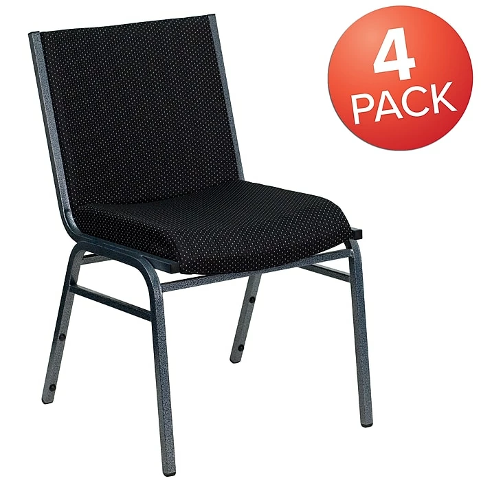 Flash Furniture HERCULES Fabric Office Chair, Black Dot, 4/Pack (XU-60153-BK-GG) 5 Flash Furniture HERCULES Fabric Office Chair, Black Dot, 4/Pack (XU-60153-BK-GG) - Image 3