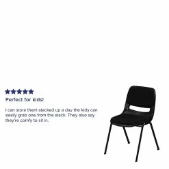 Flash Furniture HERCULES Plastic Shell Stack Chair, Black (RUTEO101PADGG) 14 Flash Furniture HERCULES Plastic Shell Stack Chair, Black (RUTEO101PADGG) -Stackable Folding Chairs Sales unnamed file 913