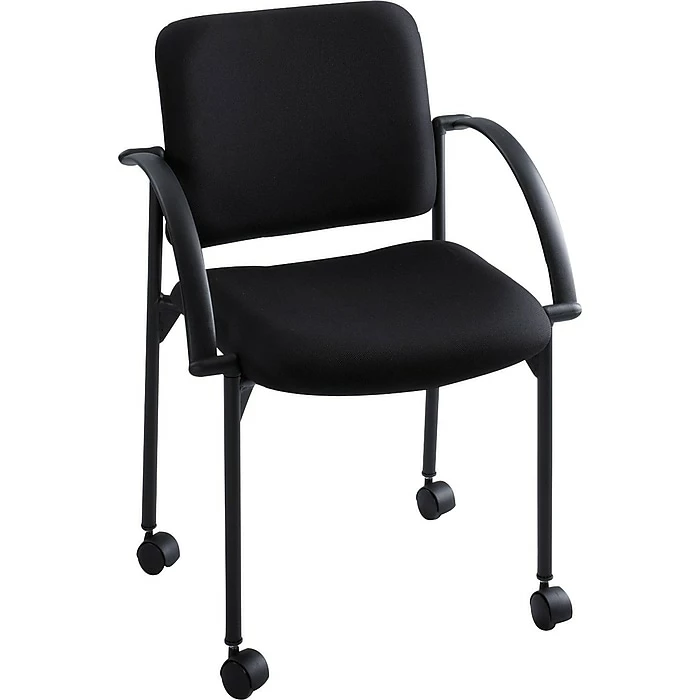 Safco Moto Plastic Stacking Chair, Black, 2/Pack (4184BL) 3 Safco Moto Plastic Stacking Chair, Black, 2/Pack (4184BL)