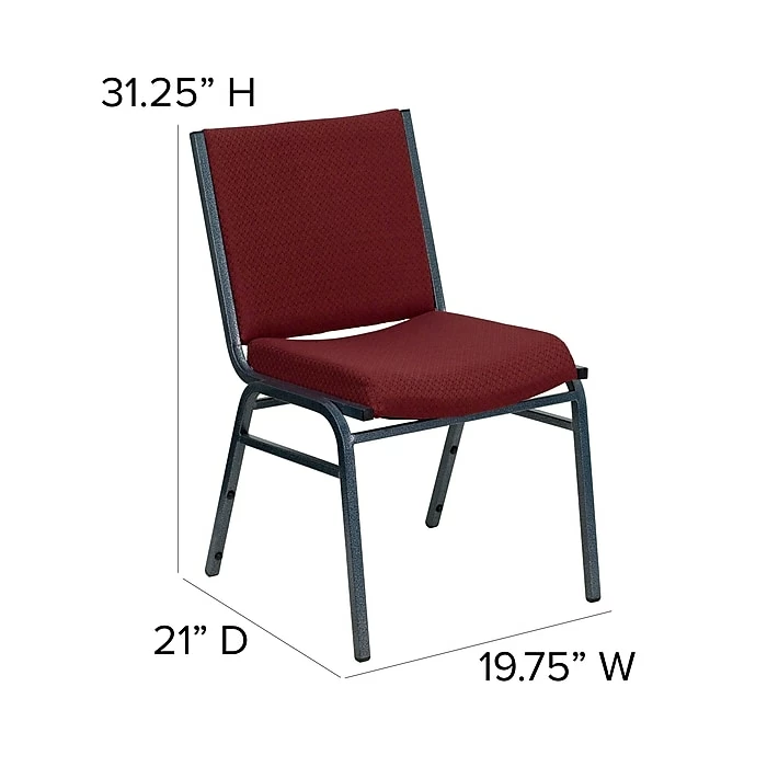 Flash Furniture HERCULES 3'' Thick Padded Stack Chairs (XU60153BY) 7 Flash Furniture HERCULES 3'' Thick Padded Stack Chairs (XU60153BY) - Image 5