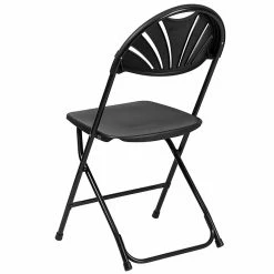 Flash Furniture HERCULES Series 800 Lb. Capacity Plastic Fan Back Folding Chair 8/Pack (8LEL4BK) -Stackable Folding Chairs Sales unnamed file 993