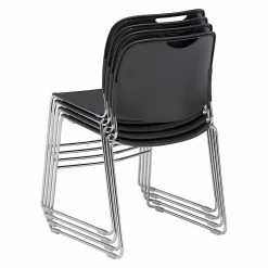 National Public Seating NPS 8500 Series Hi-Tech Ultra-Compact Plastic Seat/Back Stack Chair, Gunmetal/Chrome, 4 Pack (8502/4) 13 National Public Seating NPS 8500 Series Hi-Tech Ultra-Compact Plastic Seat/Back Stack Chair, Gunmetal/Chrome, 4 Pack (8502/4) -Stackable Folding Chairs Sales unnamed file 998